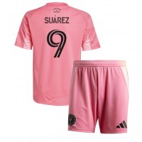 Stroje piłkarskie Inter Miami Luis Suarez #9 Koszulka Podstawowej dla dzieci 2025-26 Krótki Rękaw (+ szorty)